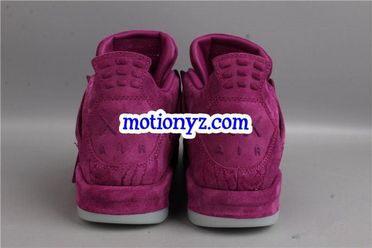 Authentic Air Jordan 4 Kaws Purple Drapes